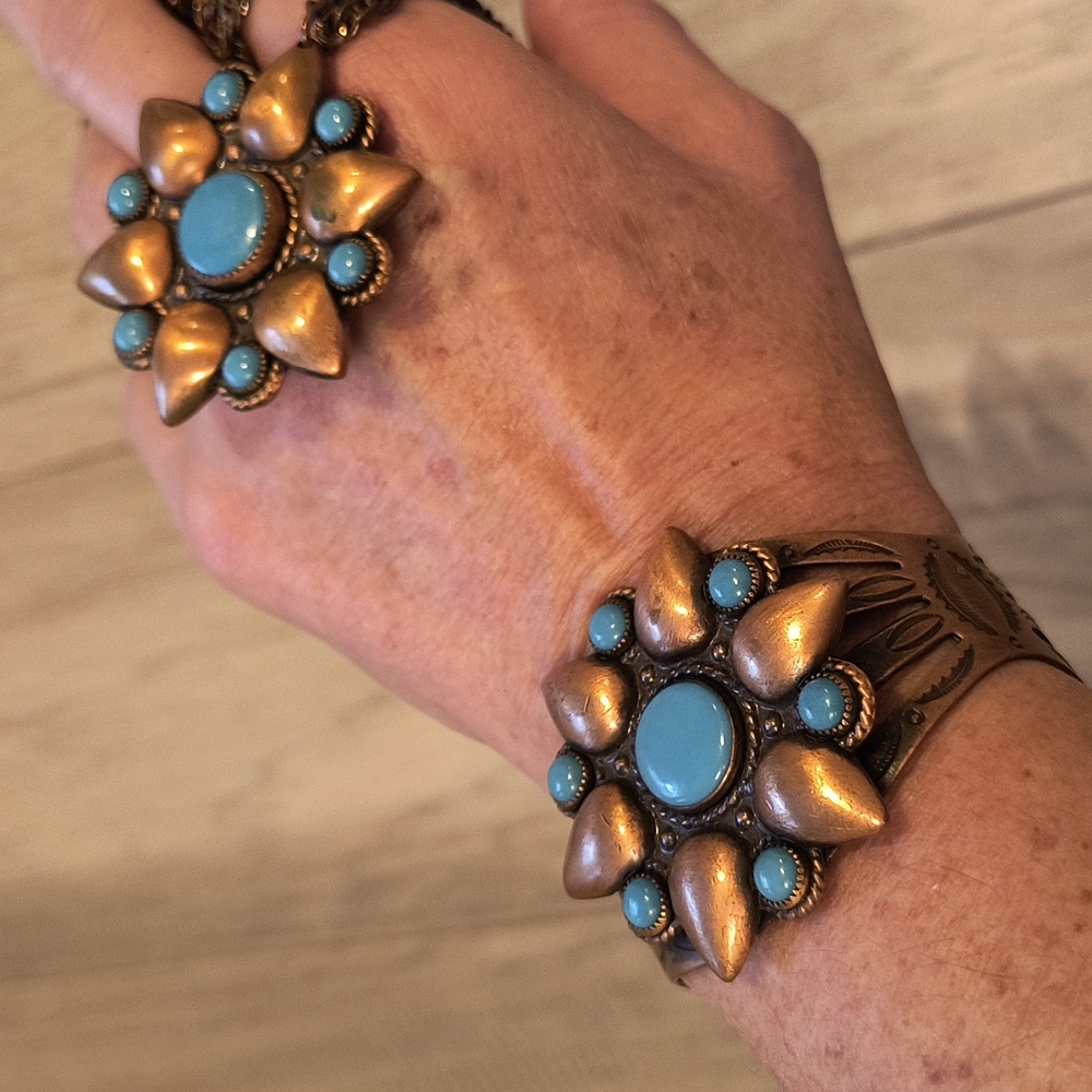 Copper bracelet set - Picture 5 of 9